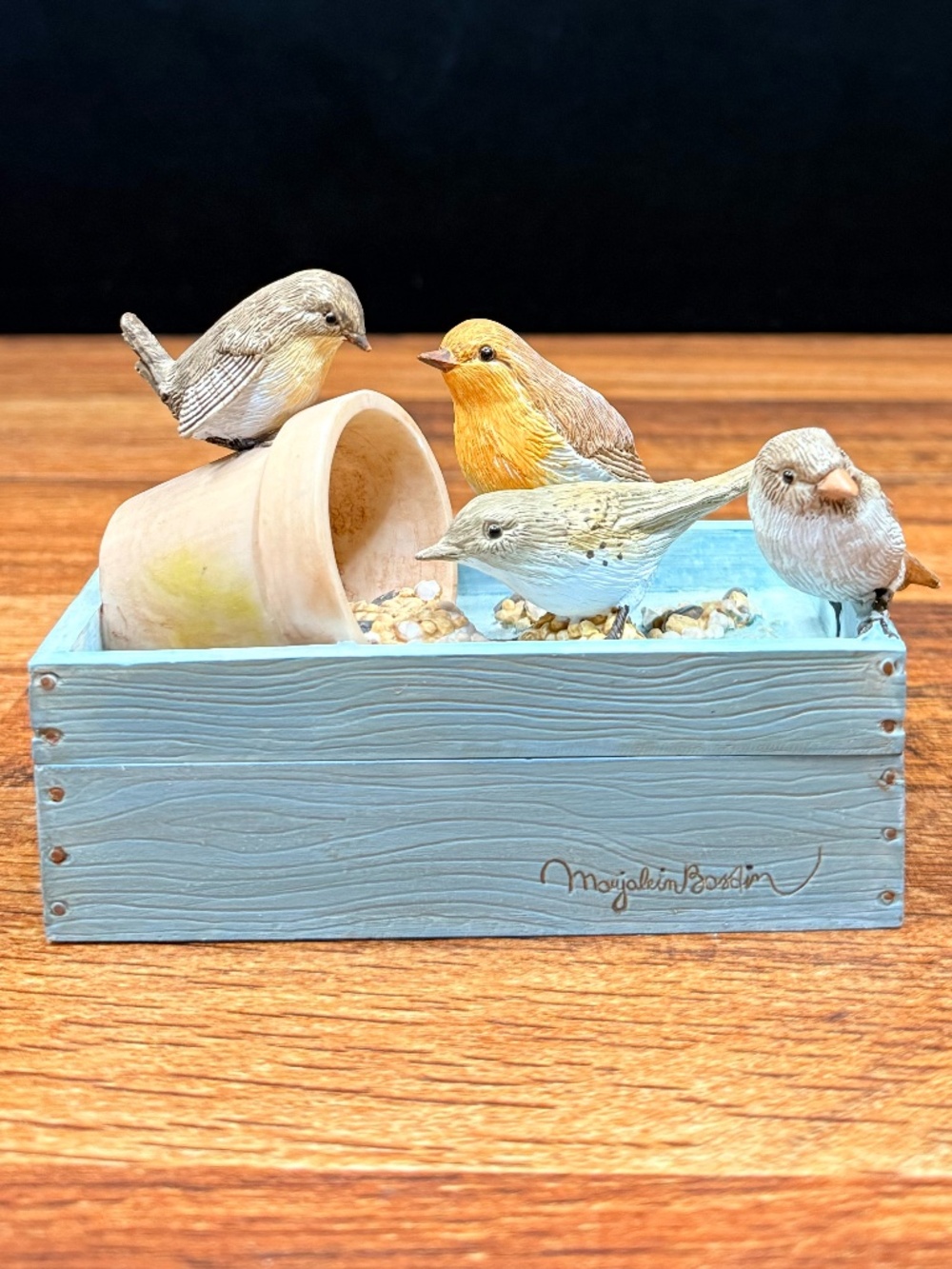 HALLMARK Marjolein Bastin Bird “Each day is a gift…” Trinket Box - Picture 2 of 16